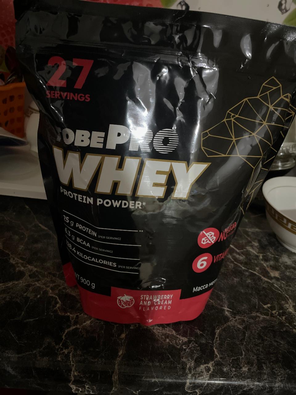 Фото - Protein Whey клубника сливки TobePro