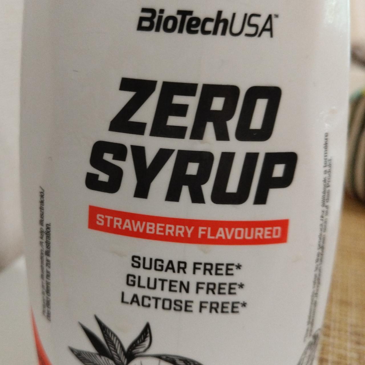 Фото - Zero syrup strawberry flavoured BioTechUSA