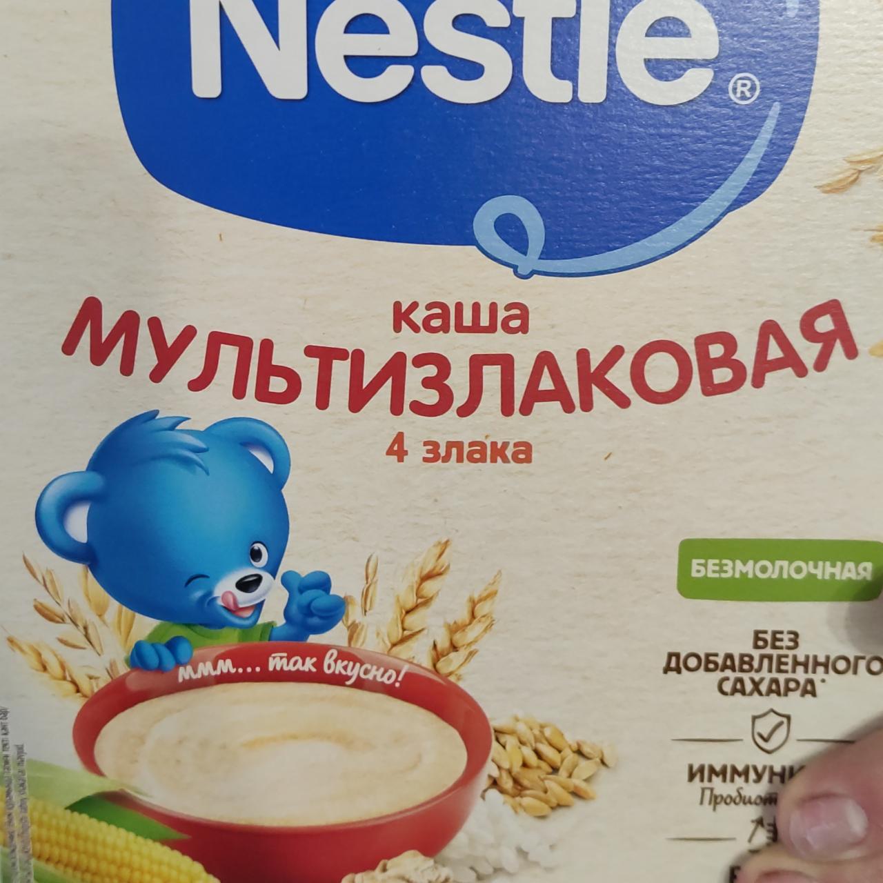 Фото - Каша мультизлаковая 4 злака безмолочная Nestlé