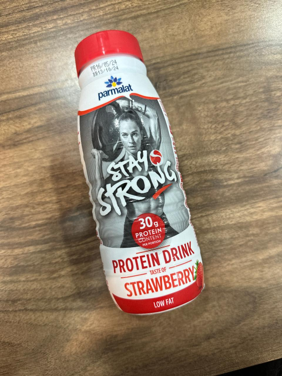 Фото - Protein drink strawberry Parmalat