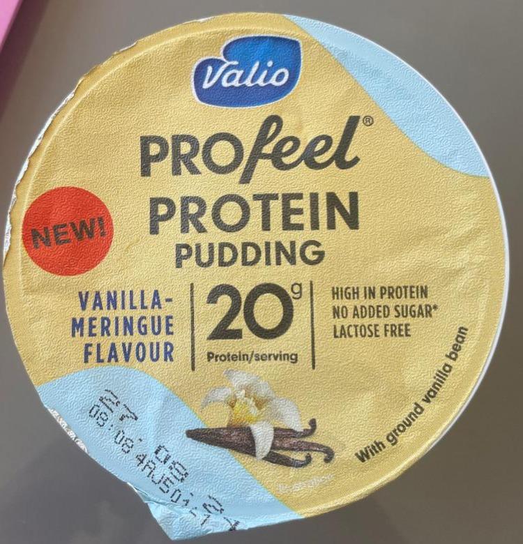 Фото - PROfell protein pudding vanilla-meringue flavour Valio