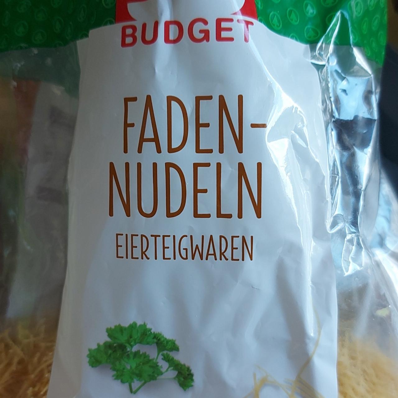 Фото - Faden nudeln eierteigwaren S Budget