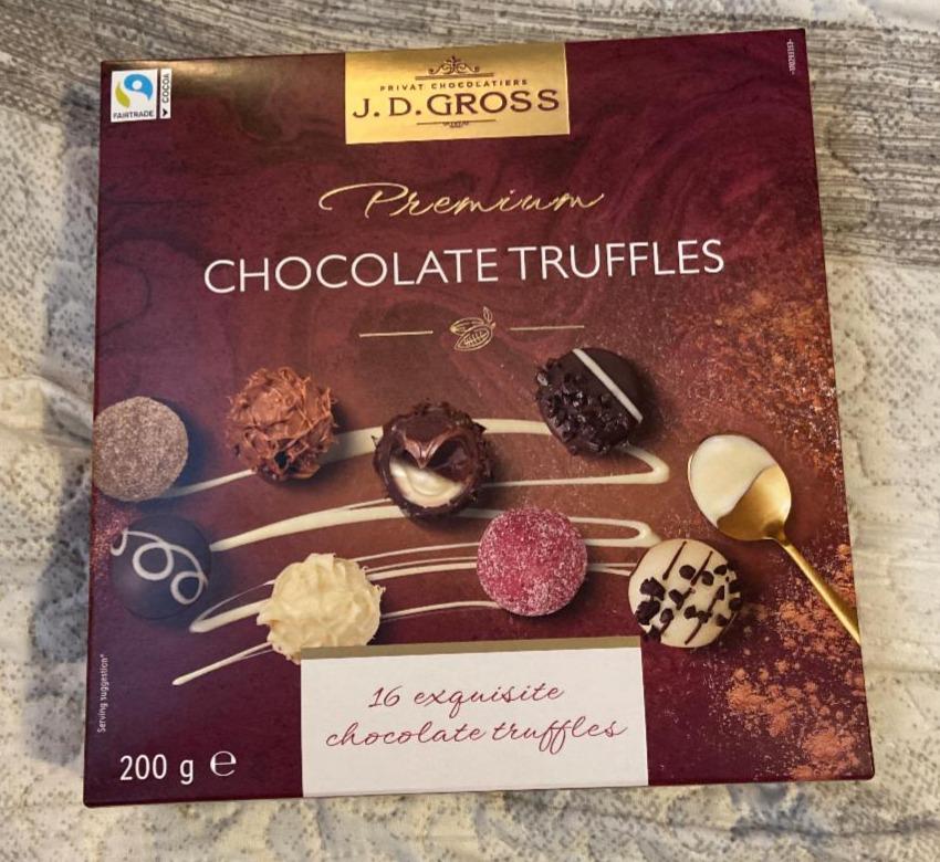 Фото - Конфеты шоколадные Premium Chocolate Truffles J. D. Gross