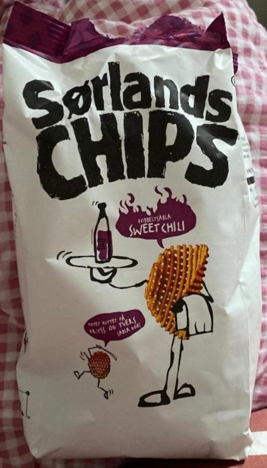 Фото - Wafflechips Sweet chili Sørlandschips