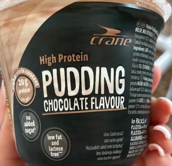 Фото - High protein pudding chocolate flavour Crane