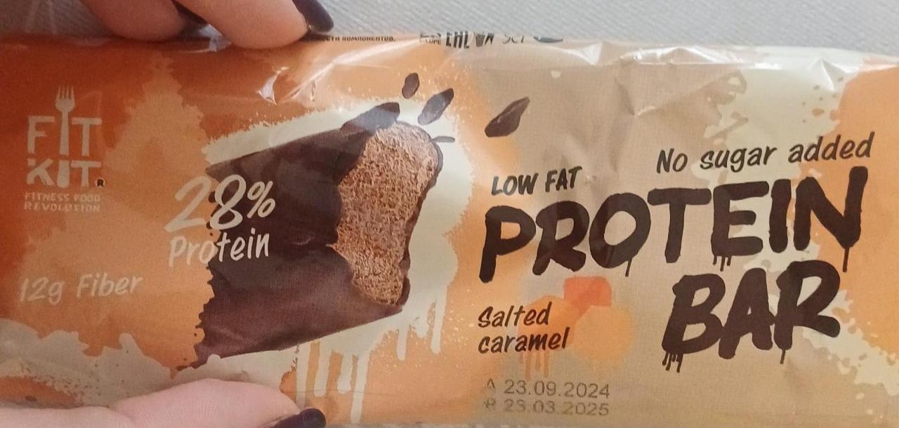 Фото - Protein bar salted caramel Fit Kit