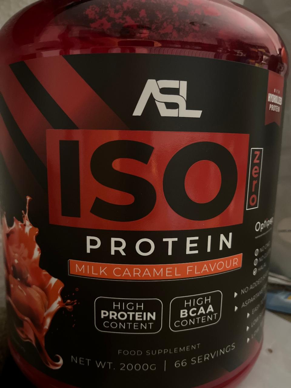 Фото - Iso protein milk caramel flavour ASL