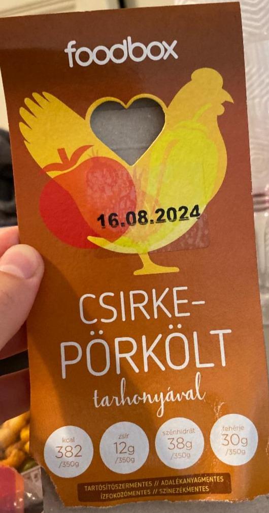 Фото - Csirke-pörkölt tarhonyával Foodbox