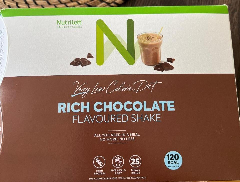 Фото - Смузи для похудения rich chocolate protein Nutrilett