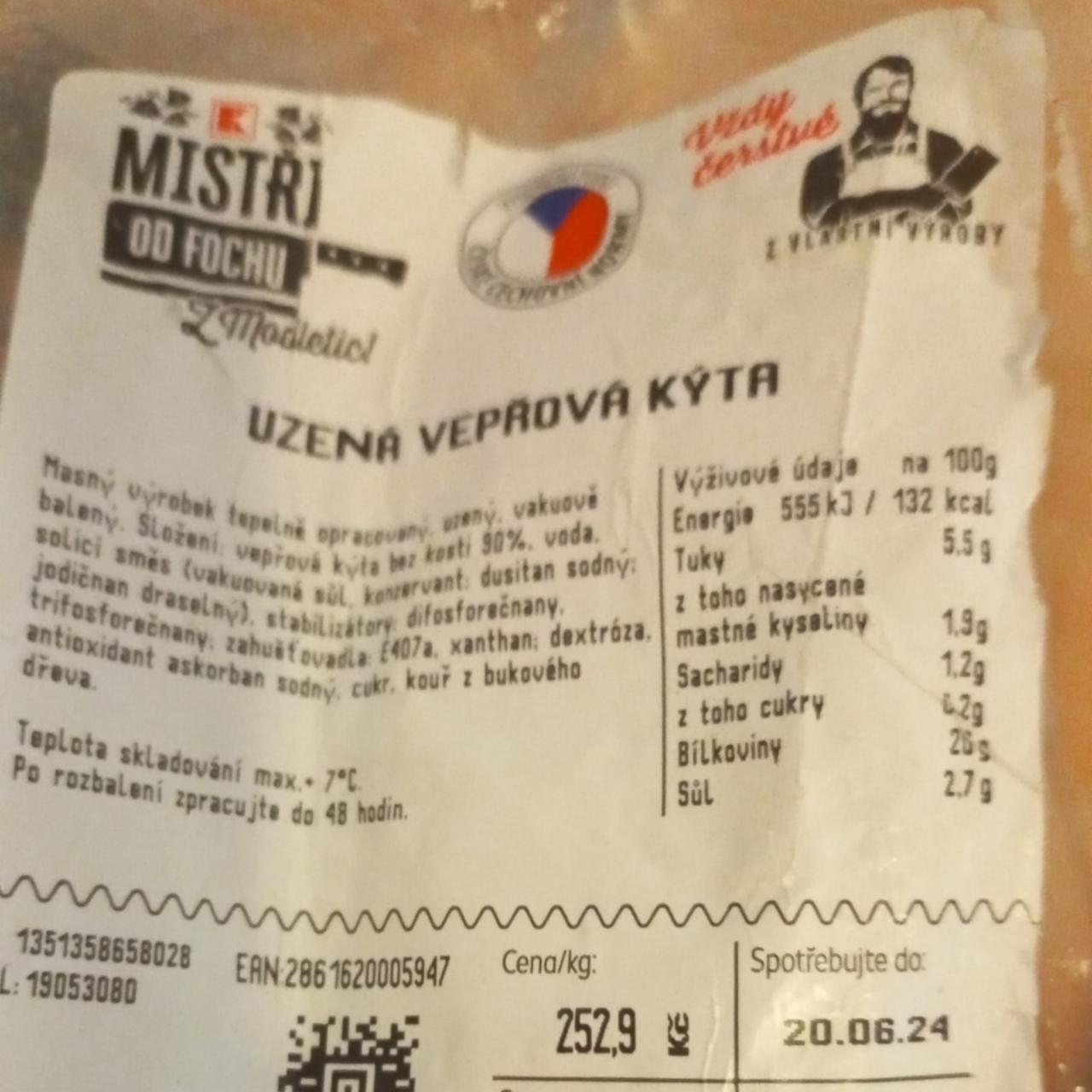 Фото - Uzena vepřová kýta kaufland K-Mistři od fochu