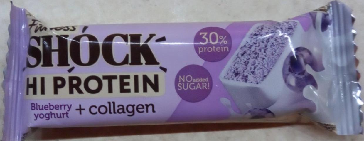 Фото - Hi protein blueberry yoghurt+collagen FitnesShock