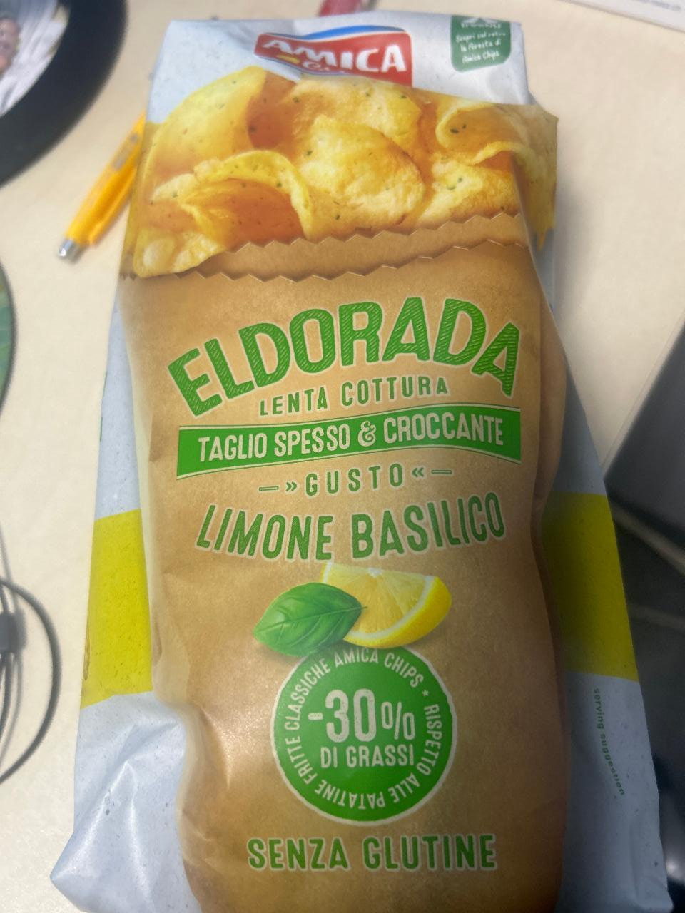 Фото - Eldorada limone e basilico Amica Chips