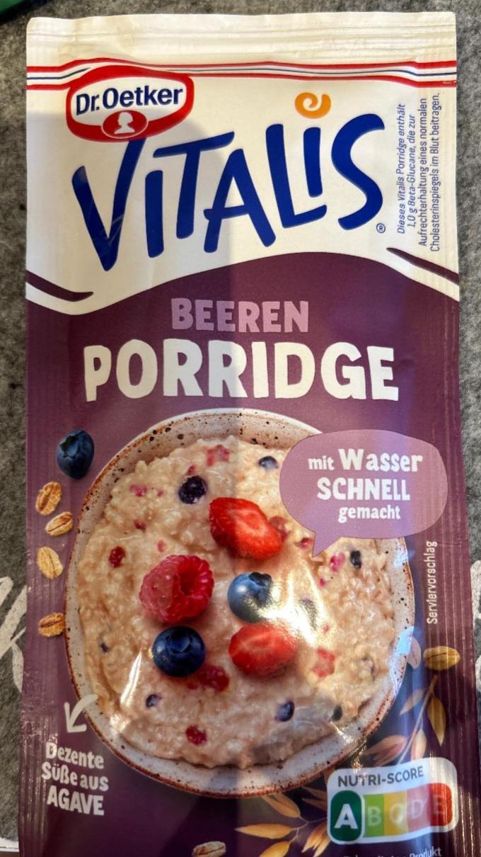 Фото - Vitalis beeren porridge Dr.Oetker