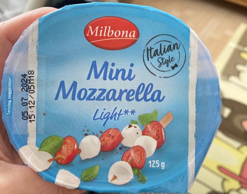 Фото - Mozzarella mini light Milbona