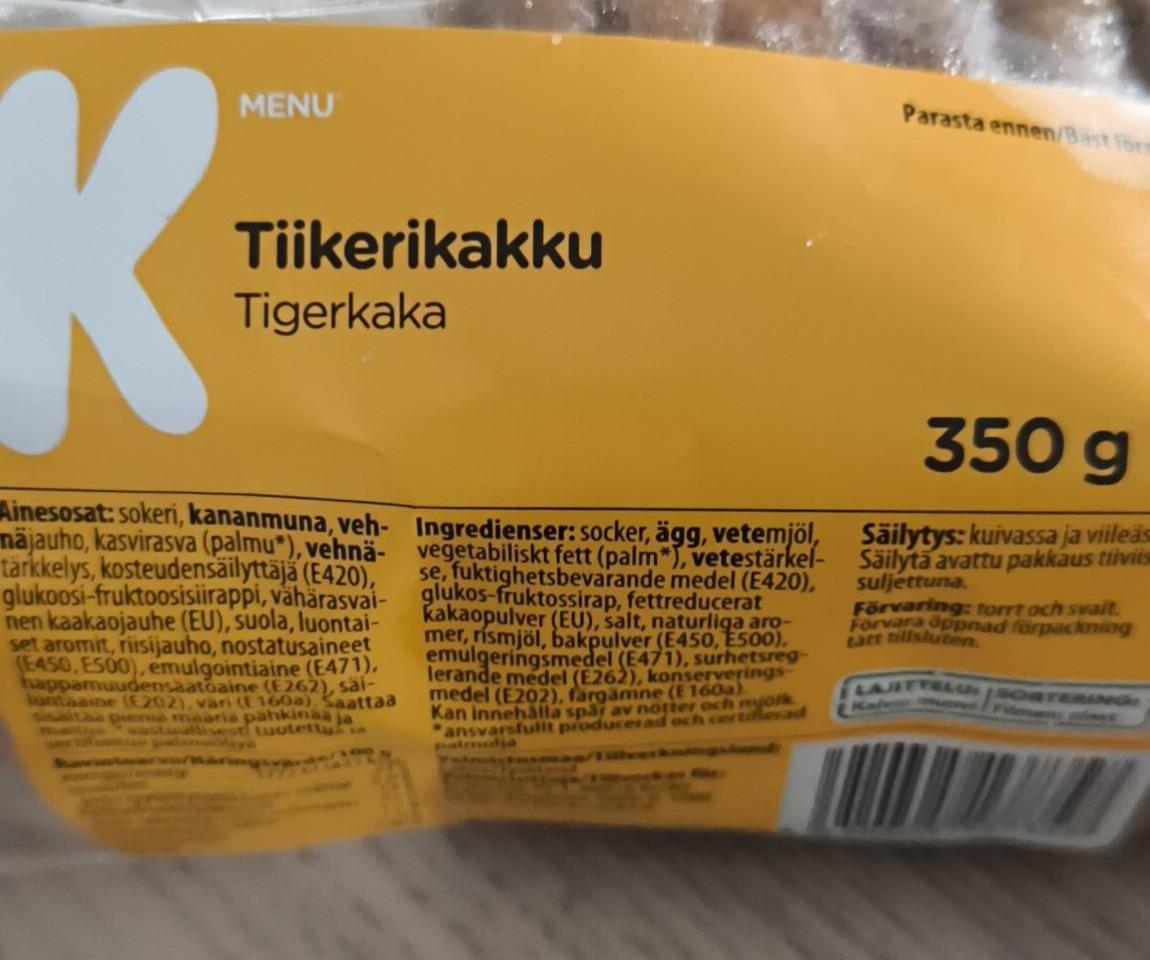 Фото - Tiikerikakku K-Menu