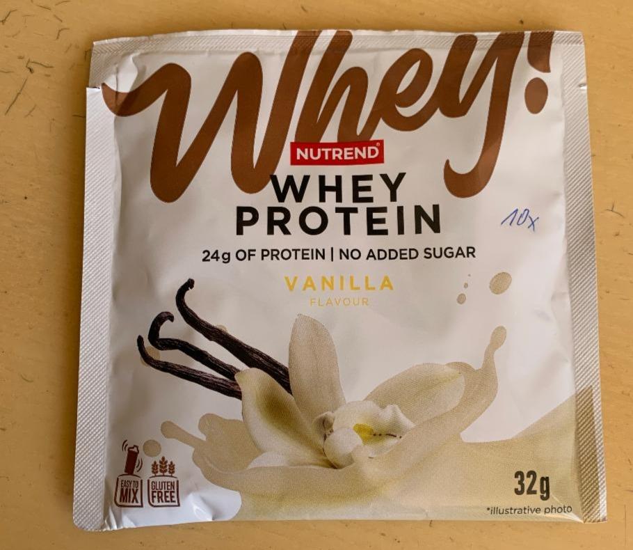 Фото - Whey Protein Vanilla flavour Nutrend