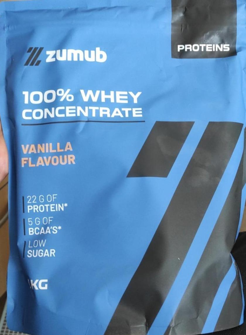 Фото - Proteins 100% Whey Concentrate Vanilla Flavour Zumub