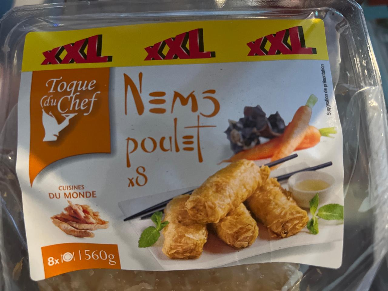 Фото - куриный спринг ролл жареный Nems Poulet *8 Toque du Chef