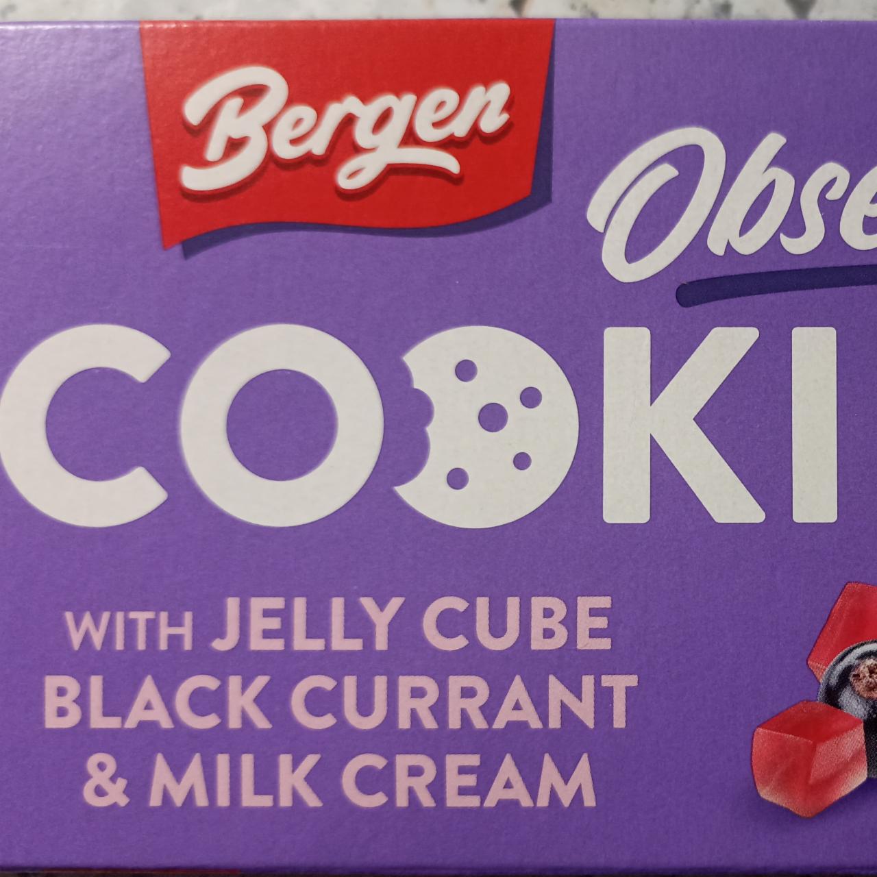 Фото - Obsession cookies with jelly cube black currant & milk cream Bergen