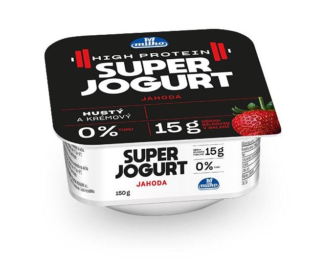 Фото - Super jogurt jahoda Milko