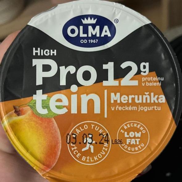 Фото - High Protein 12g meruňka v řeckém jogurtu Olma