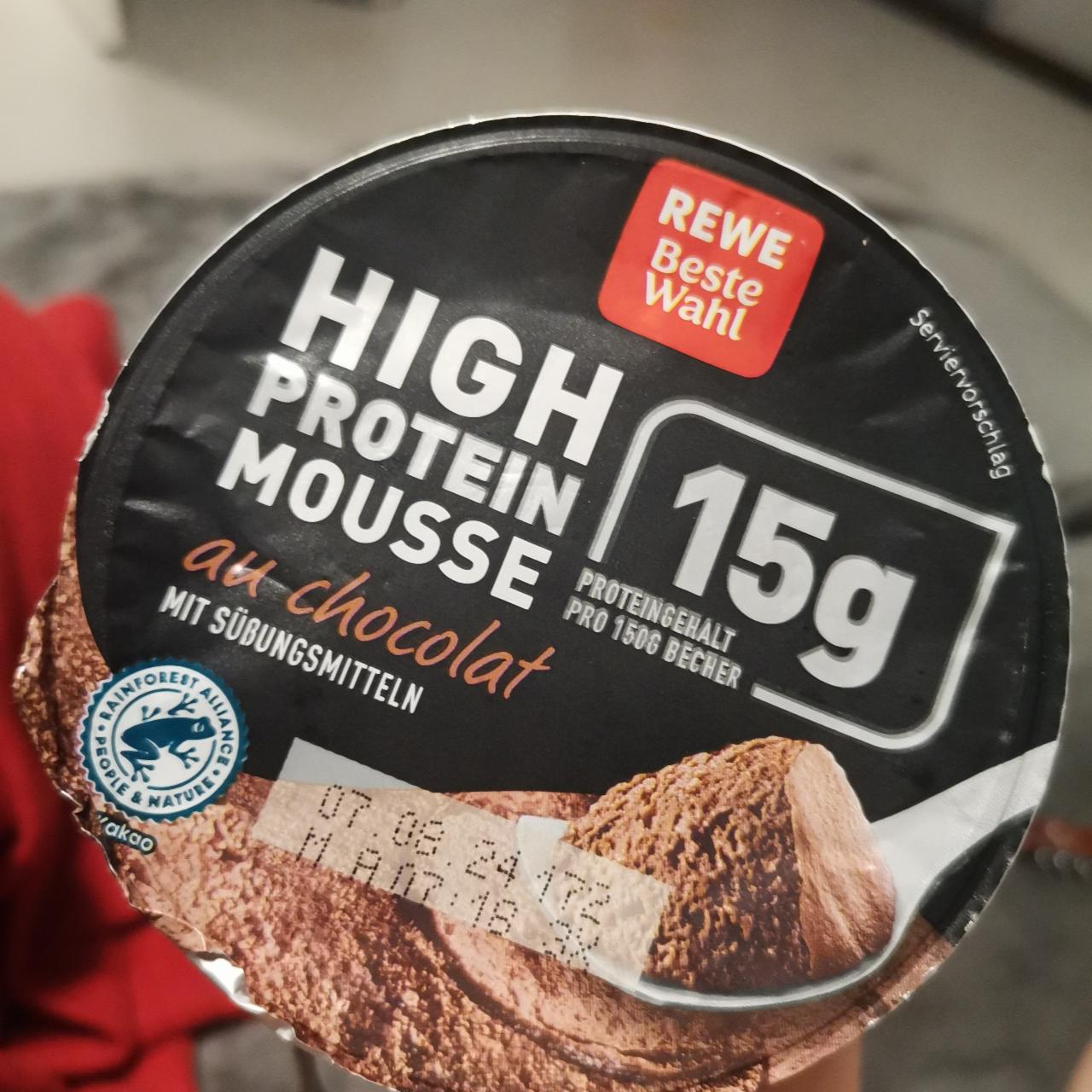 Фото - High Protein Mousse au Chocolat Rewe beste wahl