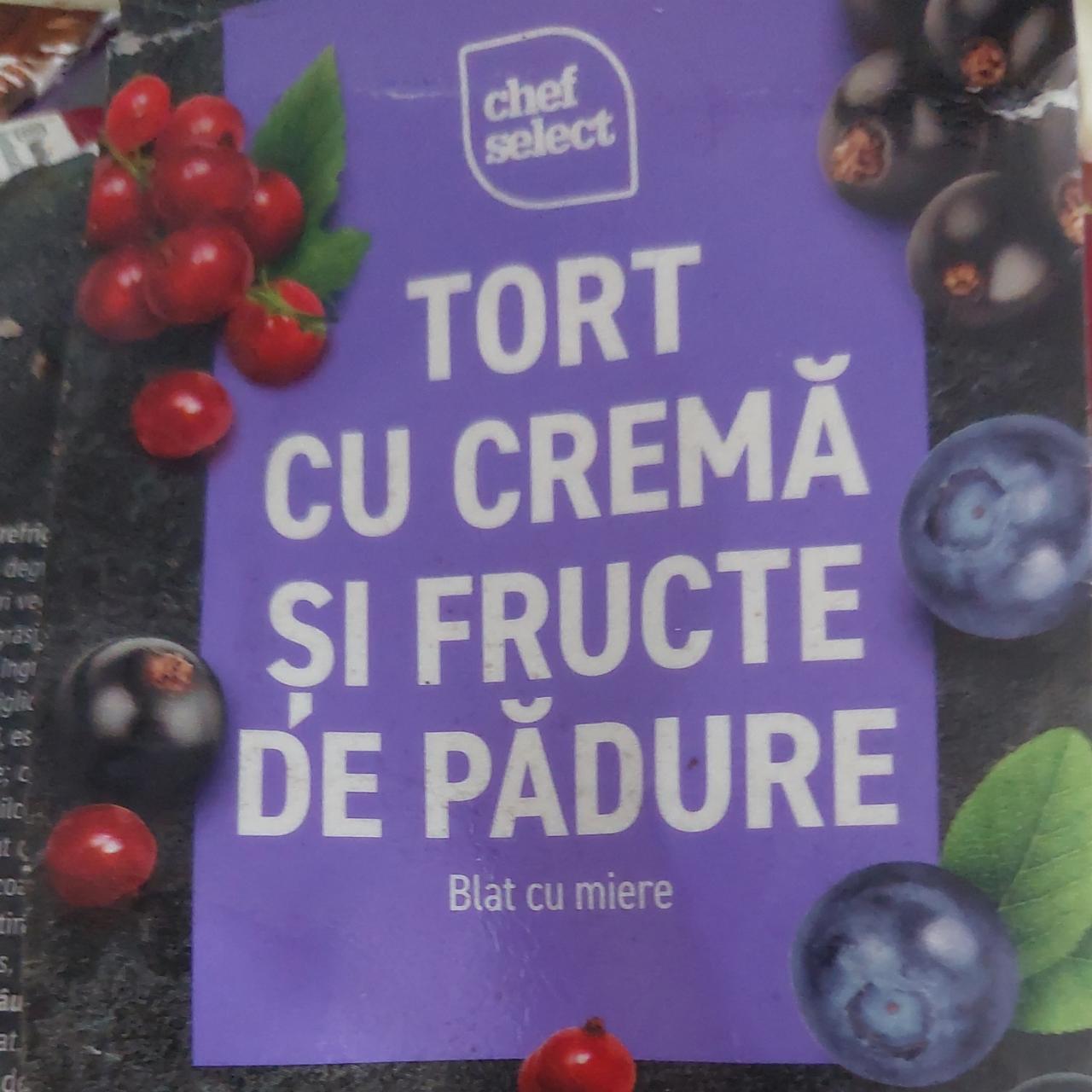 Фото - Tort cu crema si fructe de padure Chef Select