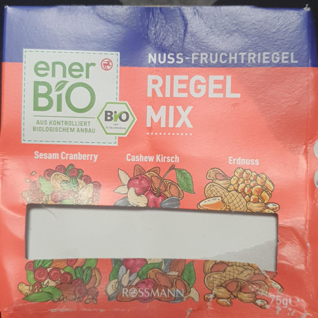 Фото - Nuss Fruchtriegel riegel mix EnerBio