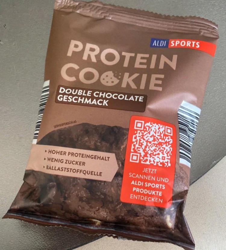 Фото - Protein Cookie Double Chocolate Geschmack Aldi Sports