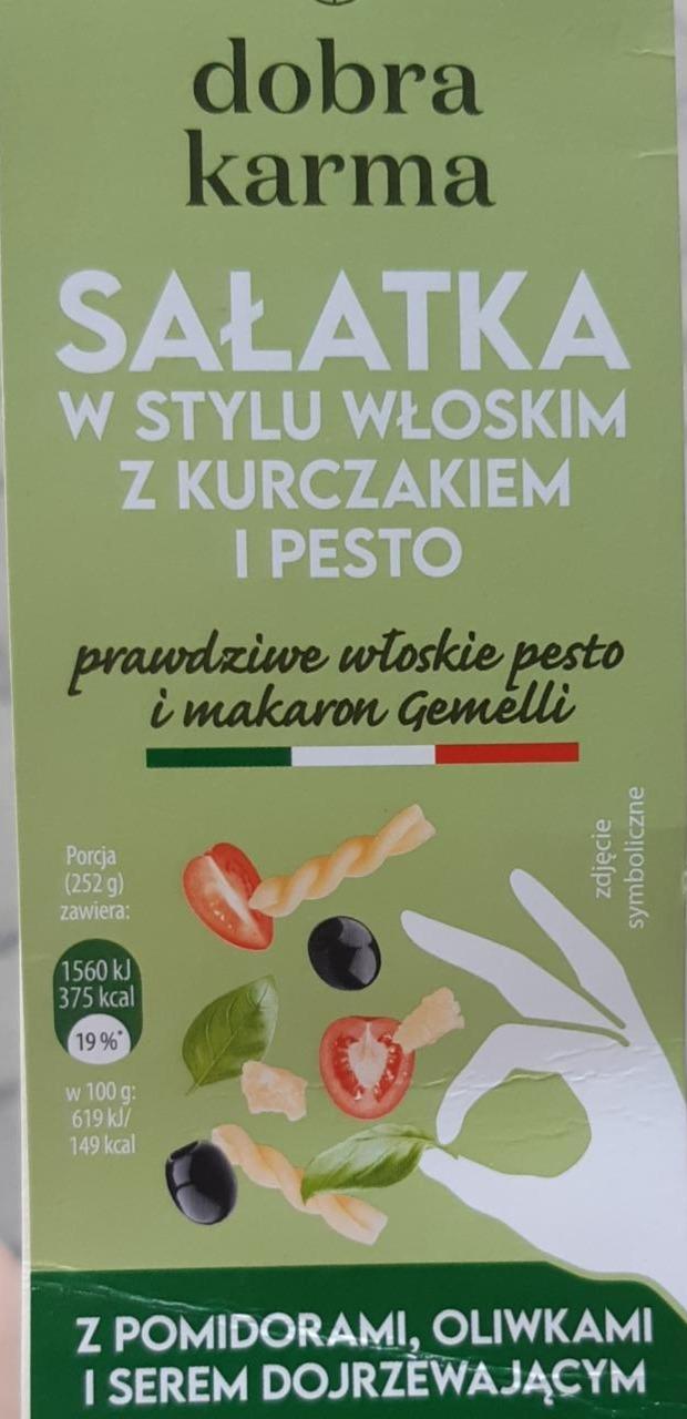 Фото - Sałatka w stylu wloskim z kurczakiem i pesto Dobra karma