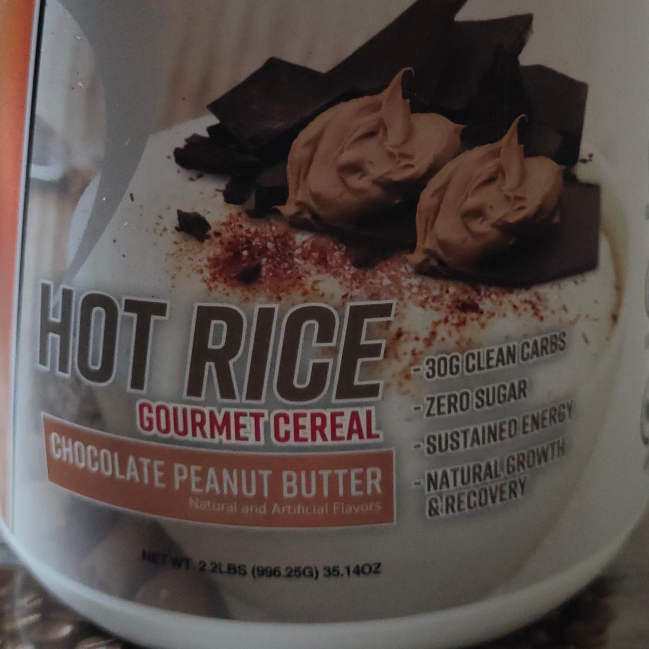 Фото - Hot rice gourmet cereal chocolate peanut butter Apollon Nutrition