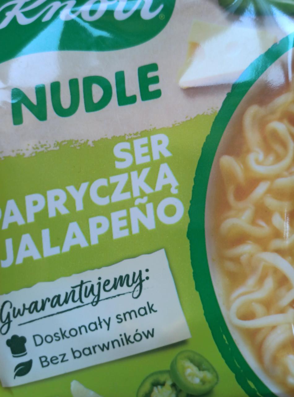 Фото - Лапша быстрого приготовления nudle ser z papryczka jalapeño Knorr