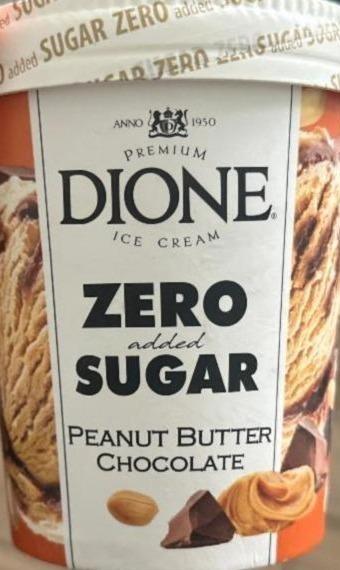 Фото - Premium ice cream zero added sugar peanut butter chocolate Dione