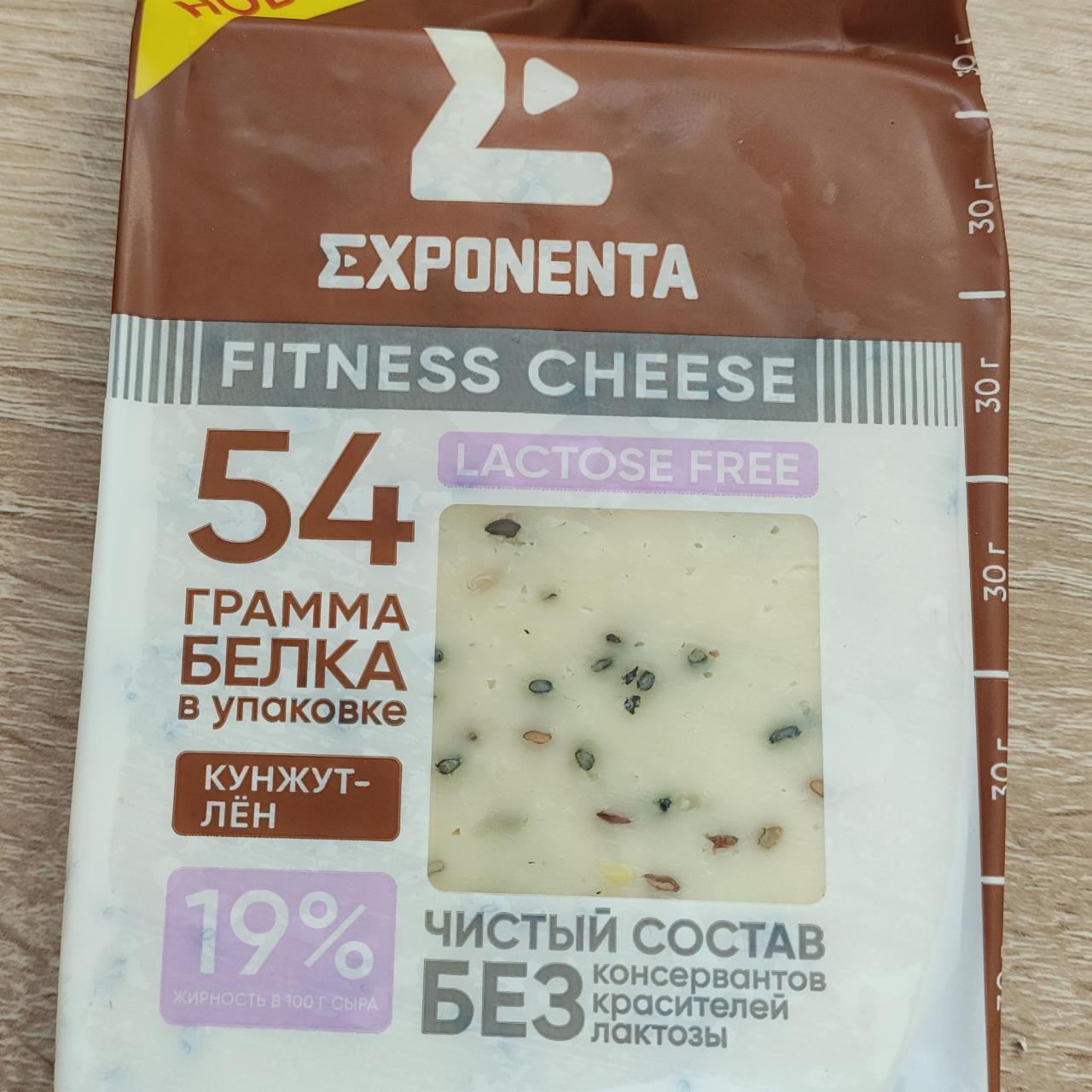 Фото - Fitness cheese lactose free кунжут-лен Exponenta