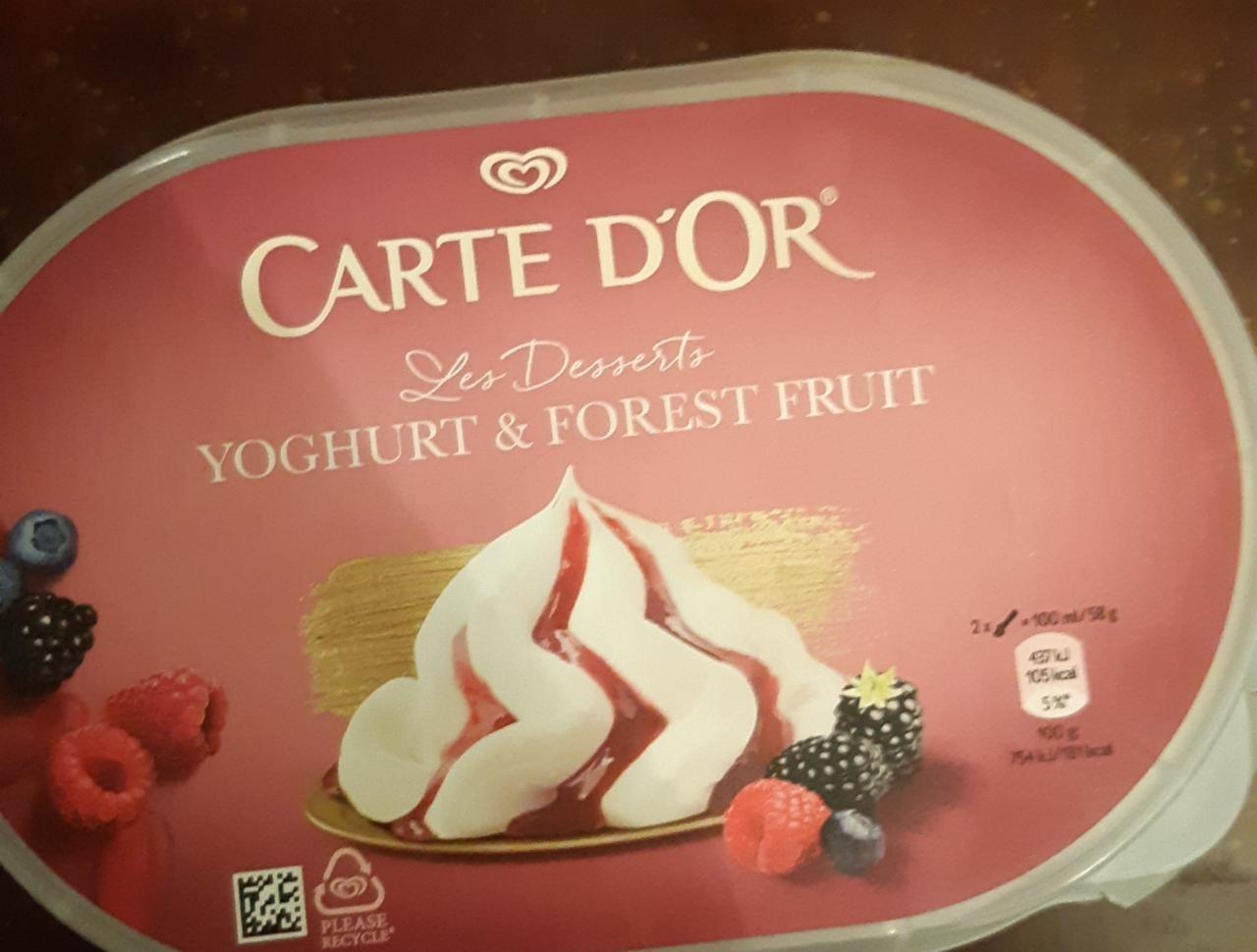 Фото - Yoghurt & forest fruit Carte d'Or