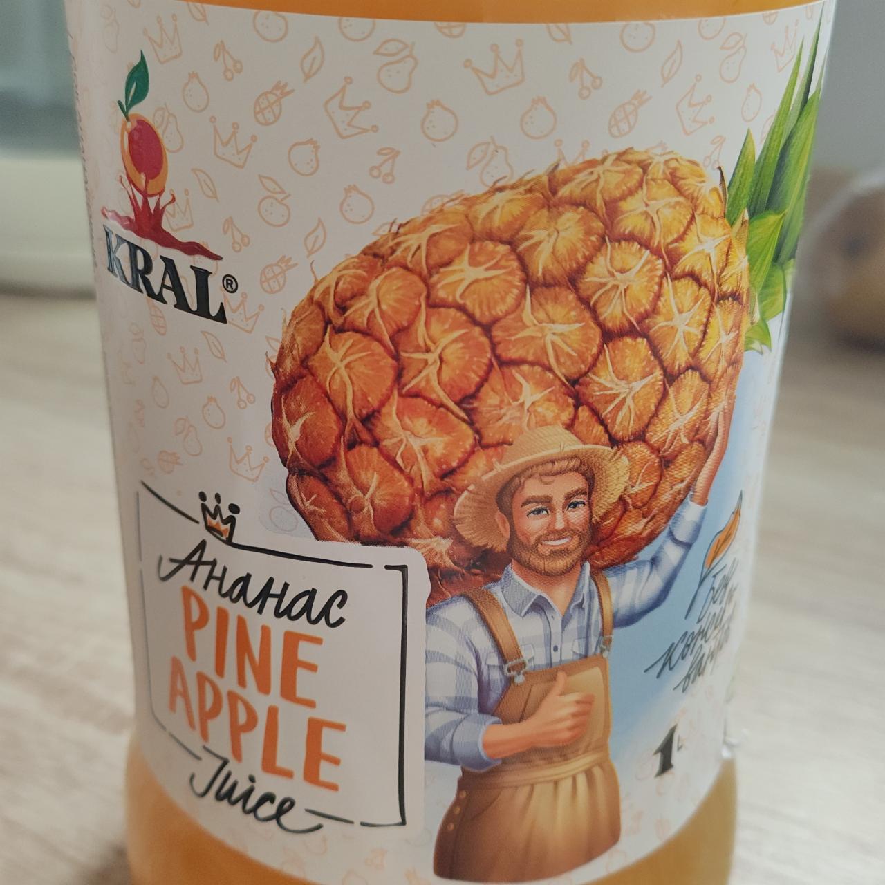 Фото - Сок ананасовый Pine Apple juice Kral