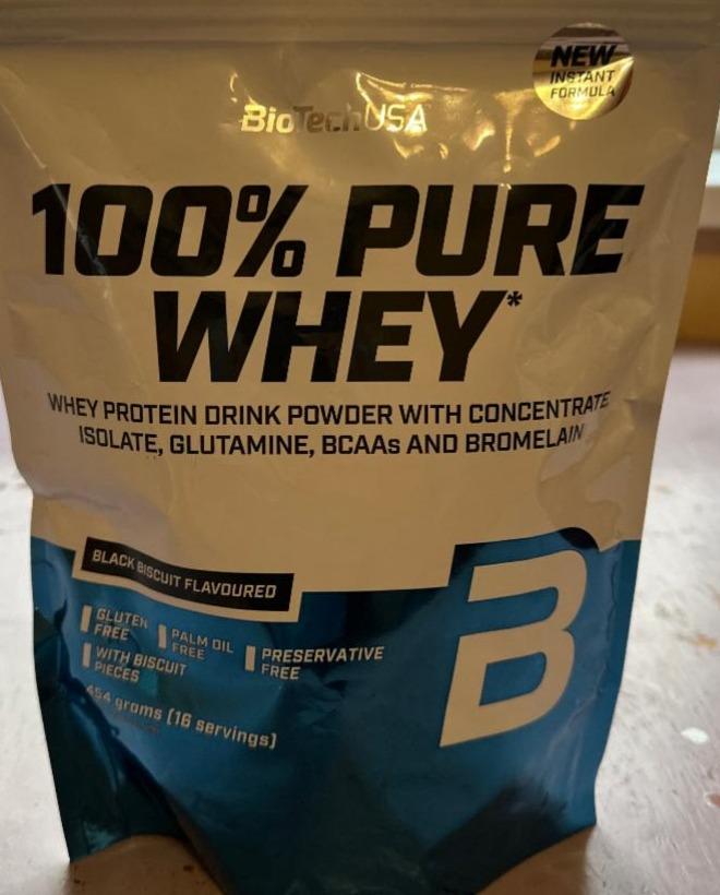 Фото - 100% pure whey blacr biscuit flavoured BioTechUSA