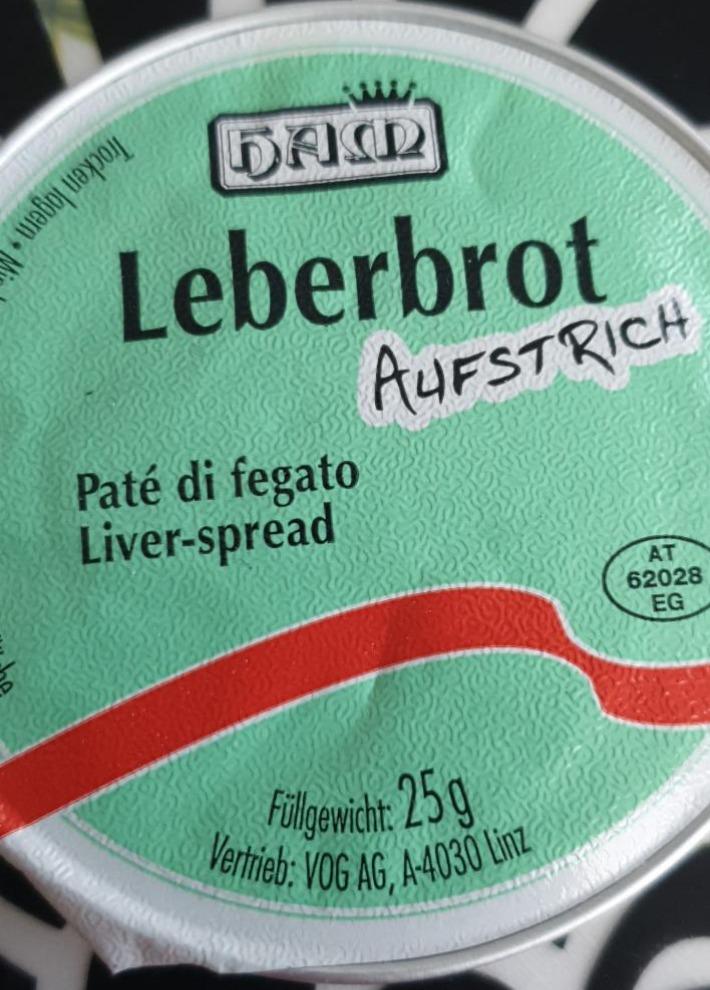 Фото - Leberbrot aufstrich paté di fegato liver-spread Leberbrot