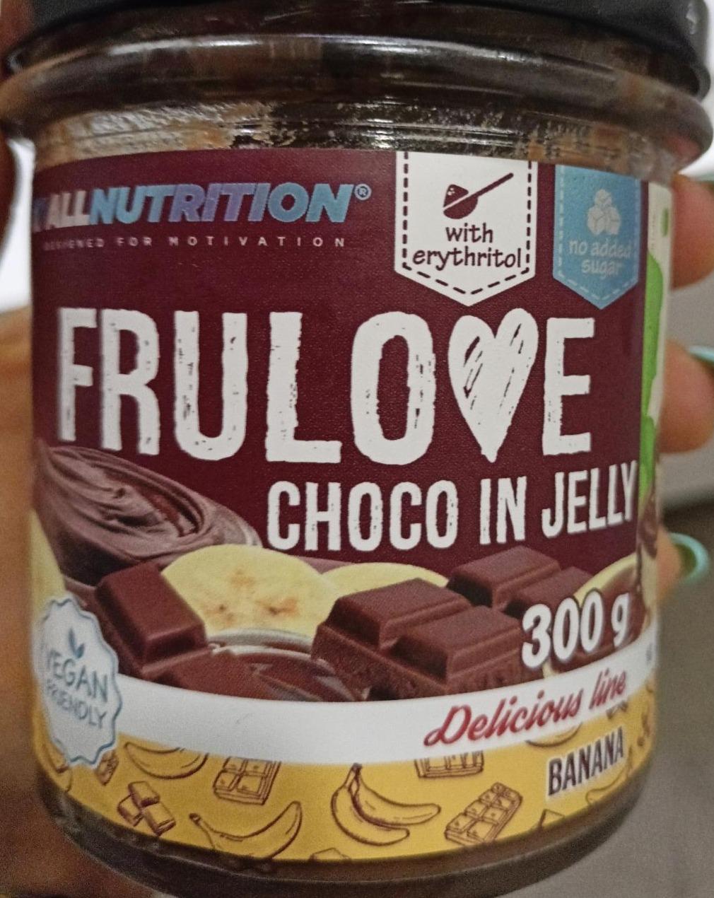 Фото - Fru love choko in jelly delicious line banana allnutrition Allnutrition