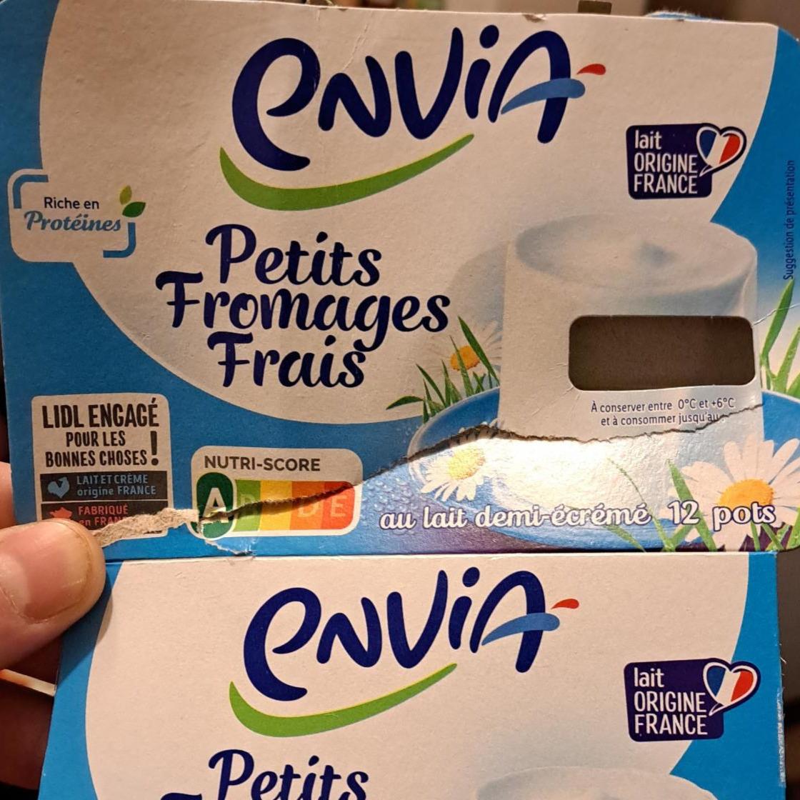 Фото - petits fromages frais nature au lait LIDL