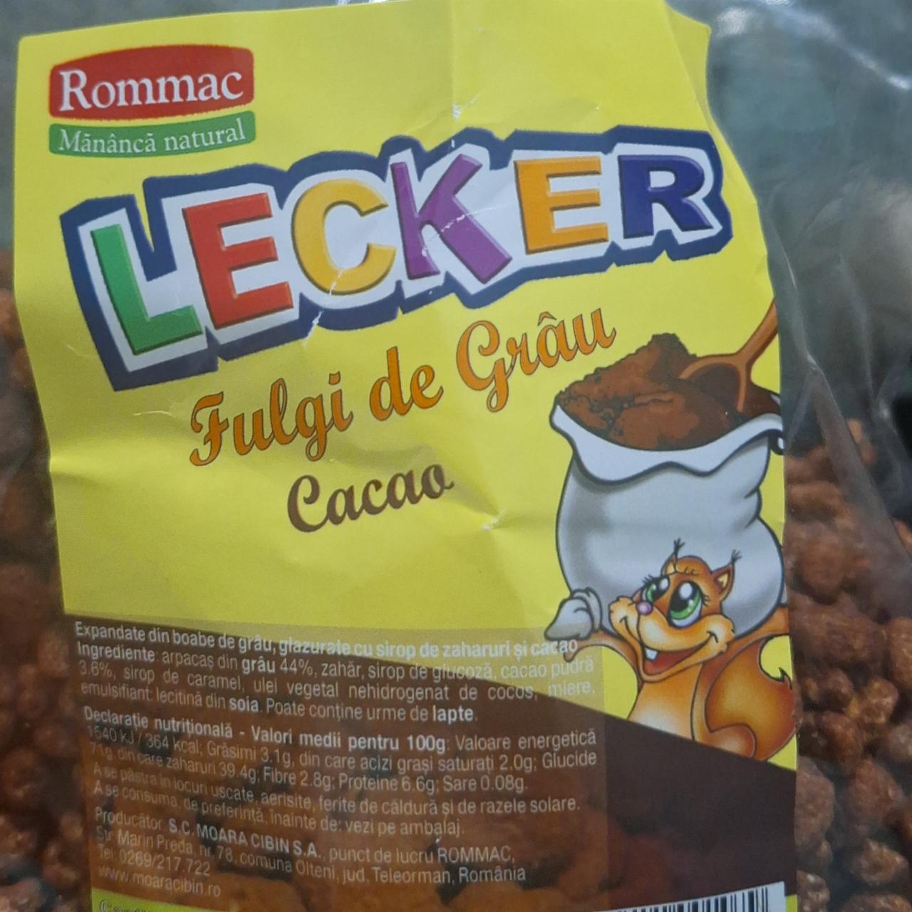 Фото - Fulgi de grau cacao Lecker Rommac