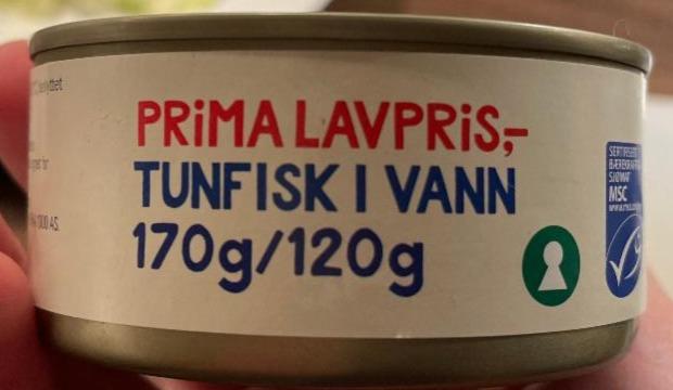 Фото - Tunfisk i vann Prima Lavpris