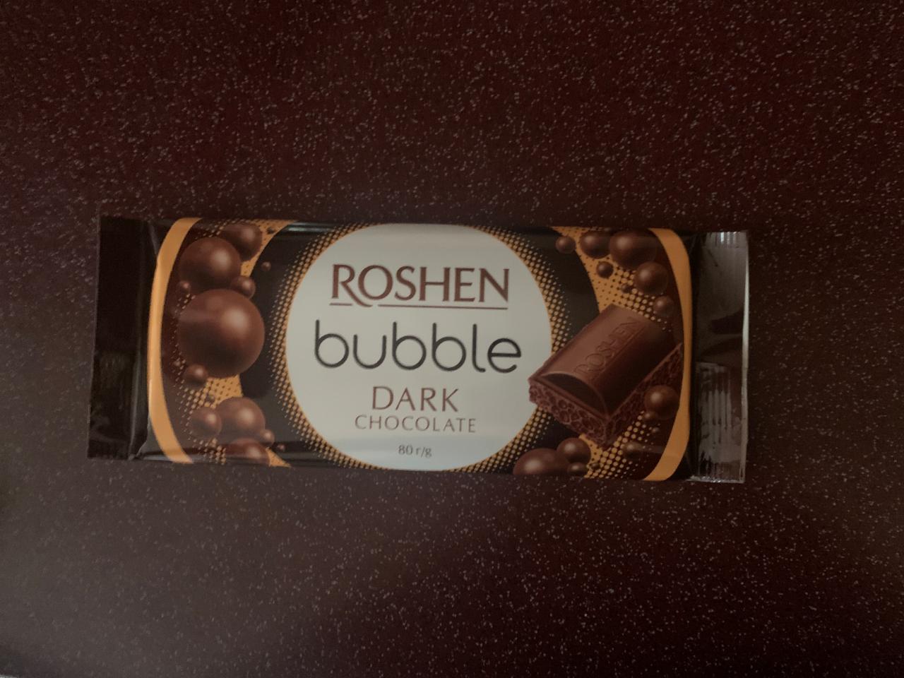 Фото - Шоколад пористый экстрачерный Dark Bubble Roshen