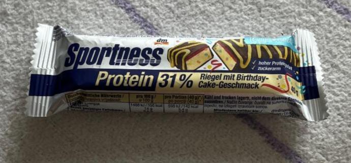 Фото - Riegel mit birthday cake geschmack protein 30% Sportness