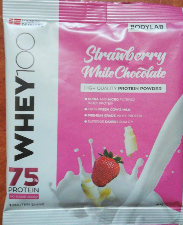 Фото - Whey 100 Strawberry white chocolate Bodylab