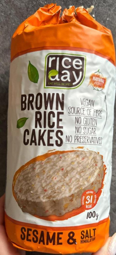 Фото - Brown rice cakes Rice day