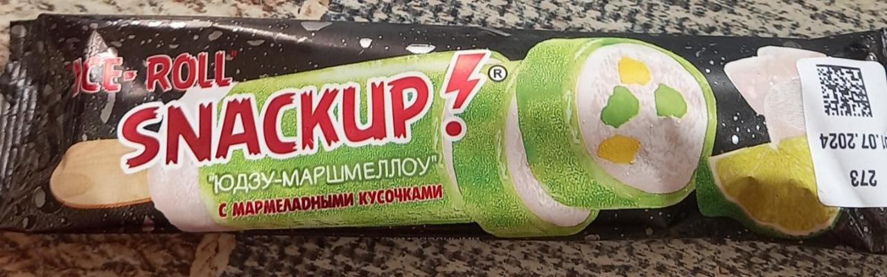 Фото - Юдзу-маршмеллоу с мармеладными кусочками İce-roll Snackup