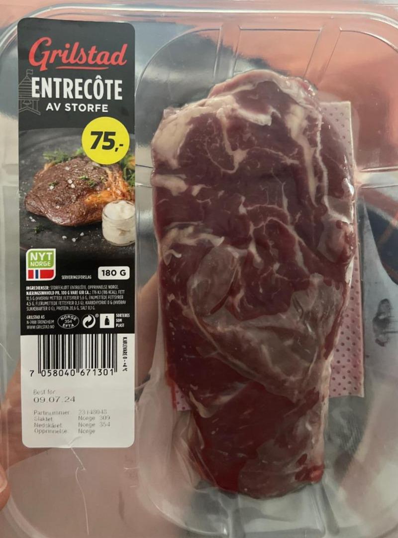 Фото - Entrecote av storf Grilstad