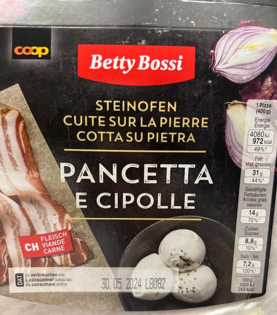 Фото - Steinofen cuite sur la pierre cotta su pietra pancetta e cipolle Betty Bossi