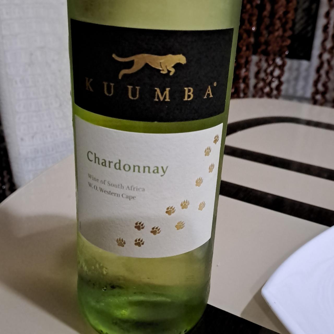 Фото - Вино белое сухое Chardonnay 13% Kuumba